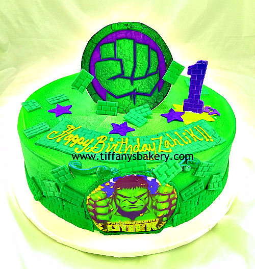 Hulk 14" Round Cake