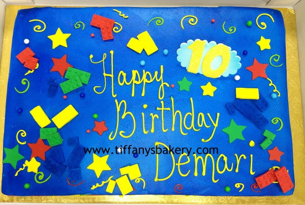 Full Sheet Cake Lego