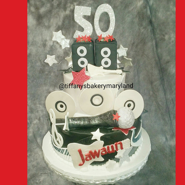 Musical Celebration Tier with Microphone