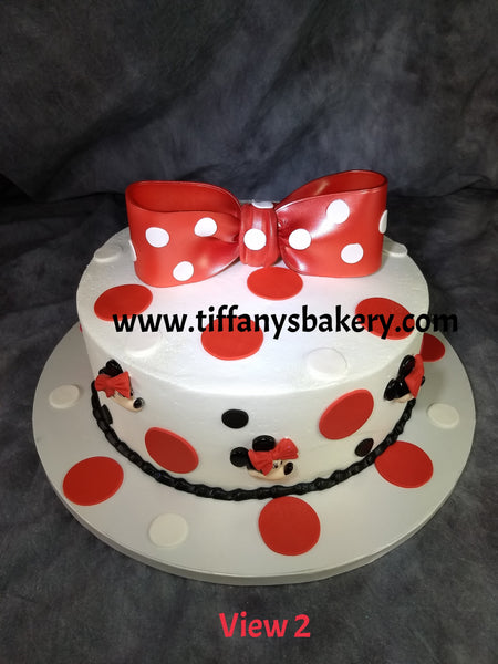 Minnie Mouse Round Cake