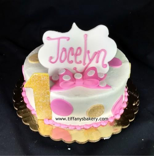 Single Layer 6" Round Smash Cake