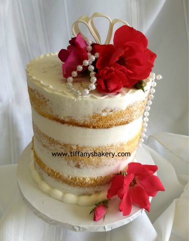 Naked Cake with Three Layers
