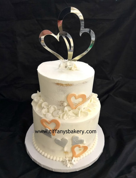 Naked 6" and 8" Round Celebration Tier Cake