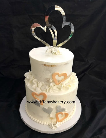 Naked 6" and 8" Round Celebration Tier Cake