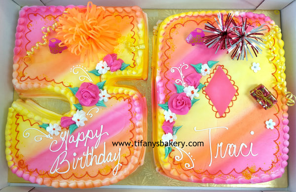 Numbers - Quarter and Half Sheet Cutout