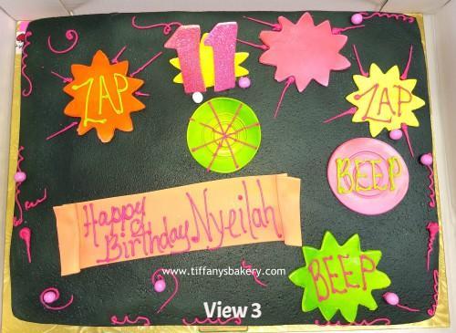 Paintball Sheet Cake