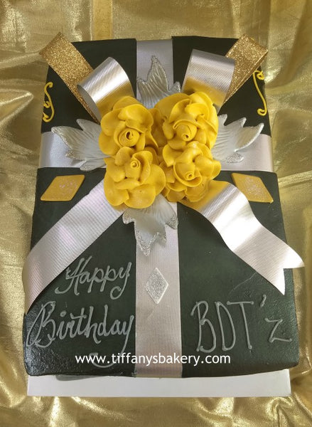 Gift Sheet Cake Double Layer 1/4 Sheet Cake