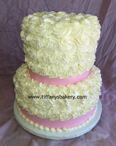 Rosette Celebration Tier Cake
