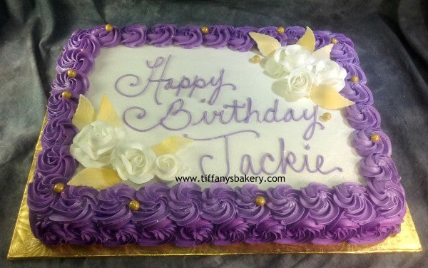 Rosette  Sheet Cake