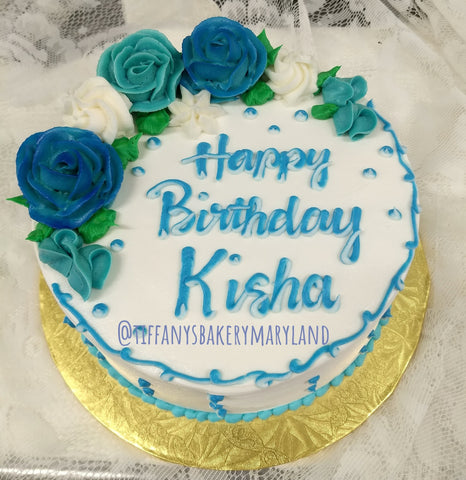 Roses on 8" Round - New