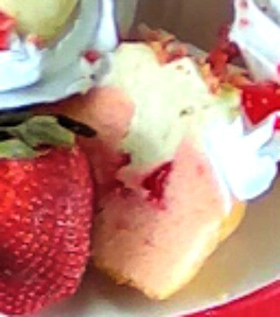 Strawberry Shortcake Cheesecake Cupcakes