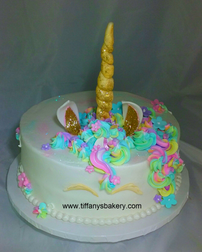 Unicorn Round Cake