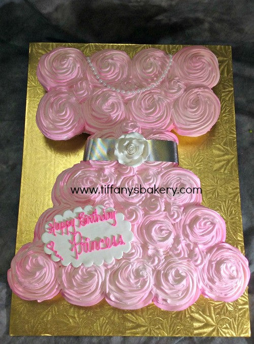 Wedding Gown Cupcake Cake Tiffany's Bakery Wedding Gown Cupcake Cake Tiffany's Bakery