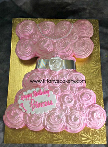 Wedding Gown Cupcake Cake